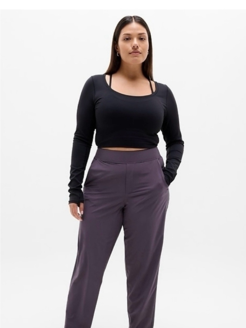 Athleta Brooklyn pants in purple